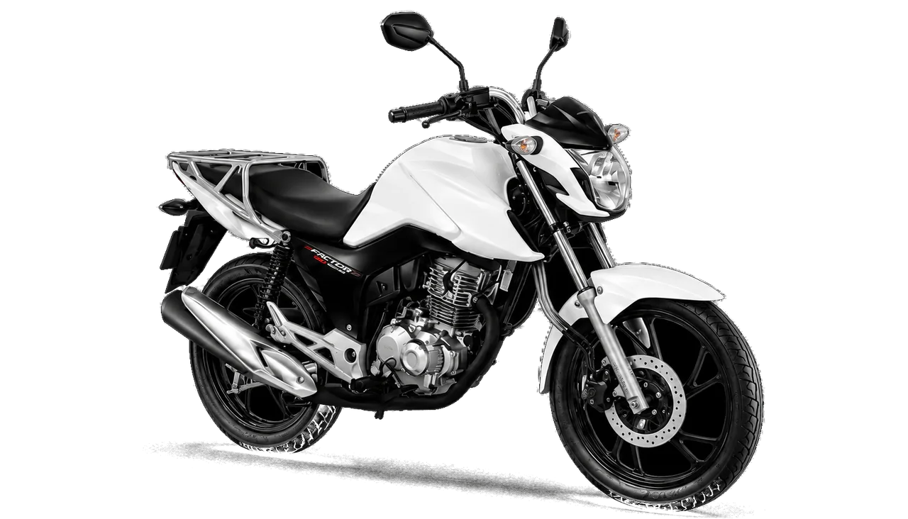 Moto visto de três quartos